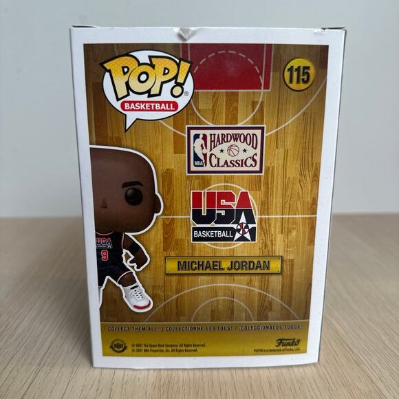 Michael Jordan Funko Pop 115 Dream Team - New In Box - Picture 3 of 4